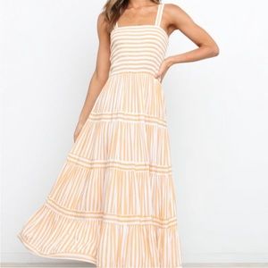 Petal and pup downtown dress in orange - S